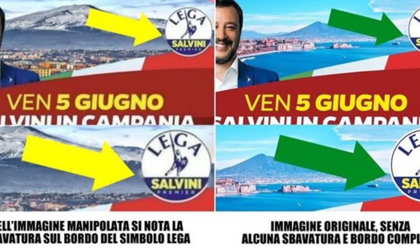 Lega, l’Etna al posto del Vesuvio: Scanzi sbugiarda Salvini.