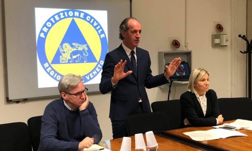 Coronavirus, in Veneto l’indice RT sale a rischio elevato. Zaia: “Serve il Tso per i positivi”