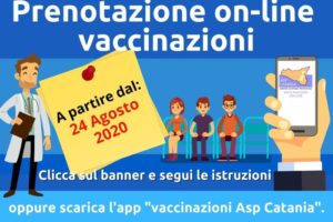 Catania, Asp avvia servizio prenotazioni on line per vaccinazioni ambulatoriali: già 1410 prenotazioni