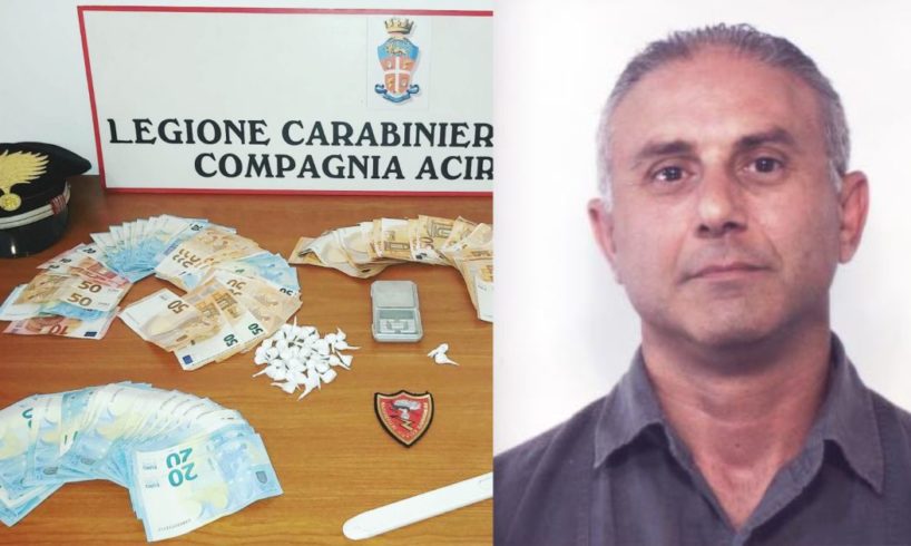 S. G. la Punta, nascondeva in casa 120 gr. di ‘coca’ da spacciare nell’Acese: 45enne arrestato