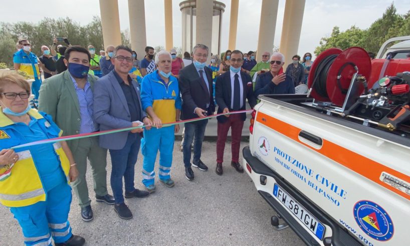 Belpasso, la ‘Misericordia’ inaugura mezzo antincendio. Zappalà: “Avviamo nuova attività per proteggere il Creato”