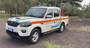 Belpasso, la ‘Misericordia’ inaugura mezzo antincendio. Zappalà: “Avviamo nuova attività per proteggere il Creato”