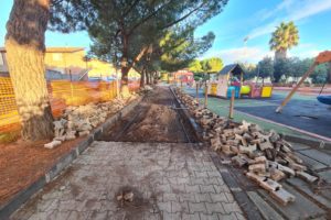 Biancavilla, si ripristina la pavimentazione del Parco ‘Falcone e Borsellino’: poi tocca ad altre due piazze