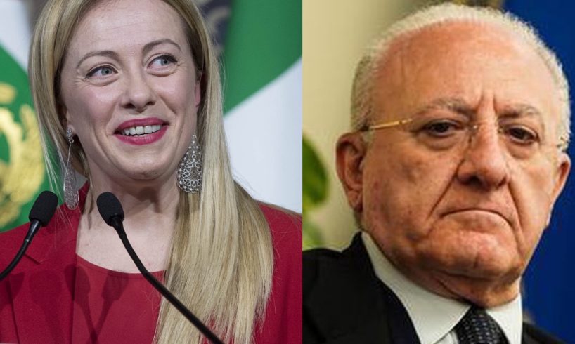 Il consiglio a De Luca della Meloni: “Doveva fare l’attore, non il presidente di Regione”