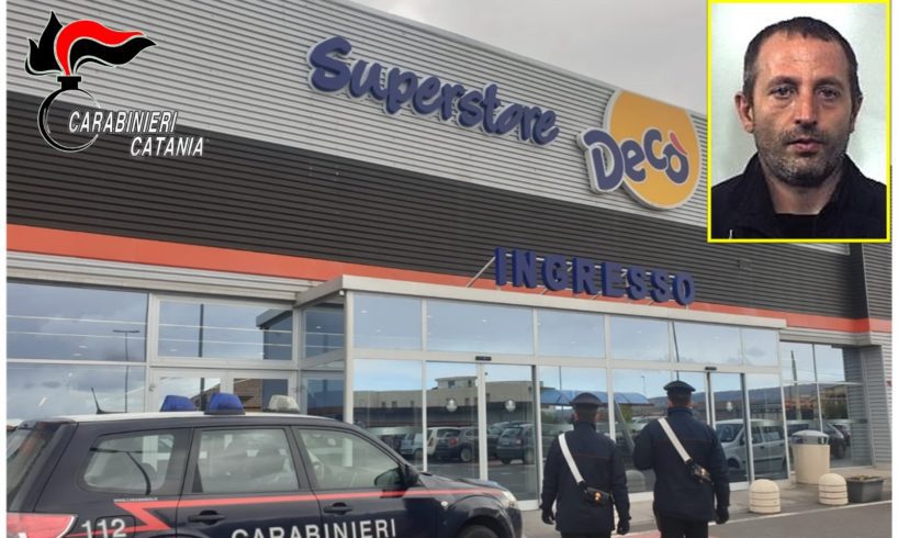 Biancavilla, ruba alcolici alla Decò: arrestato in flagranza 43enne di Adrano