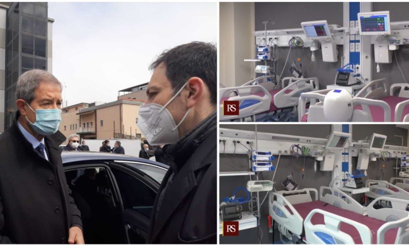 Catania, Musumeci inaugura nuovo reparto al ‘Garibaldi Centro’: 16 nuovi posti in ‘sub-intensiva’ (VIDEO)