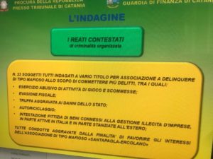 Mafia, le mani del clan Santapaola-Ercolano sulle scommesse on-line: 336 indagati in operazione GdF