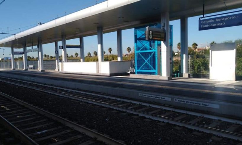 Catania, oggi s’inaugura la nuova fermata ‘Aeroporto’: collega Fontanarossa alle linee ferroviarie regionali
