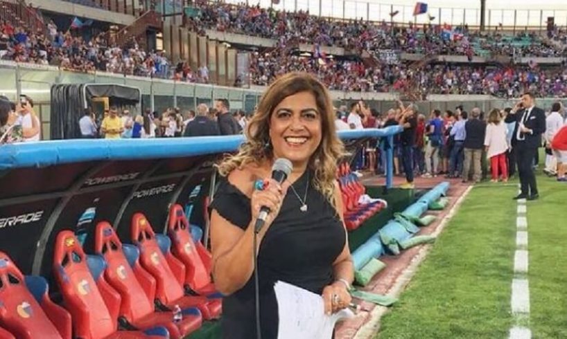 Calcio, addio alla giornalista Stefania Sberna: era “la voce” del Catania