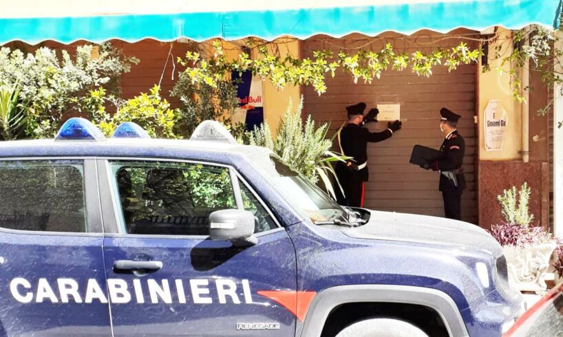 Vizzini, 7 clienti dentro un bar: sanzioni e chiusura del locale