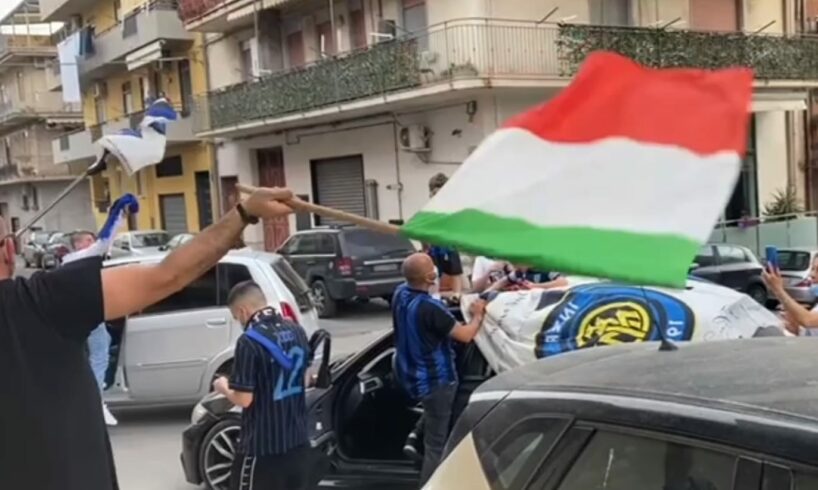 Adrano, festa nerazzurra per la conquista dello scudetto: la gioia dei soci dell’Inter Club ‘Peppino Prisco’