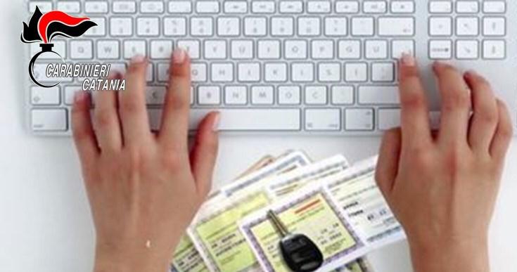 Randazzo, giovane truffato on line per l’assicurazione auto: denunciato 22enne di Napoli