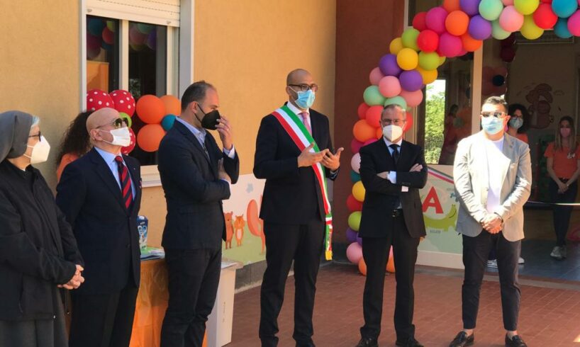 Biancavilla, inaugurato il primo asilo nido comunale ‘Domenico Savio’: alla cerimonia l’assessore regionale Scavone