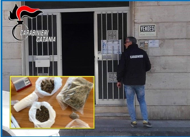 Belpasso, consegna ai militari la droga nascosta negli slip e nell’armadio: arrestato 53enne incensurato