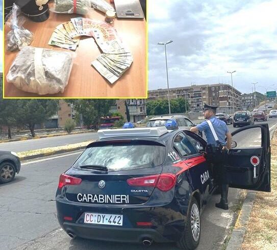 Catania, consegna droga dopo controllo: 40enne di Belpasso arrestato