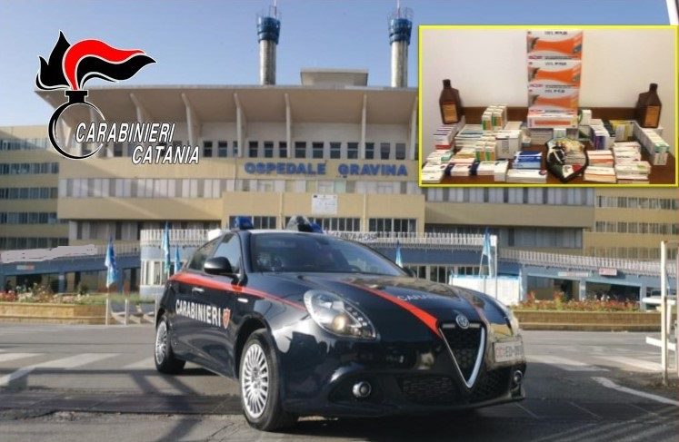 Caltagirone, farmaci dell’ospedale venduti al mercato nero da dipendente Asp: già indagato in operazione ‘Requiem’