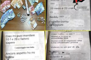 Catania, pusher arrestato riceve le ‘ordinazioni’ su whatsapp: “20 naso e 20 crak”
