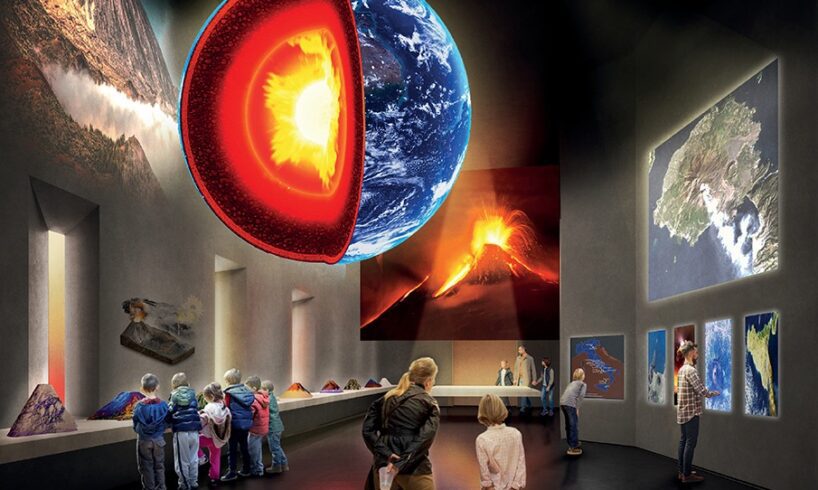 Il Museo dell’Etna nell’ex ospedale ‘Vittorio Emanuele’ di Catania: sei settori su una superficie di 8 mila mq