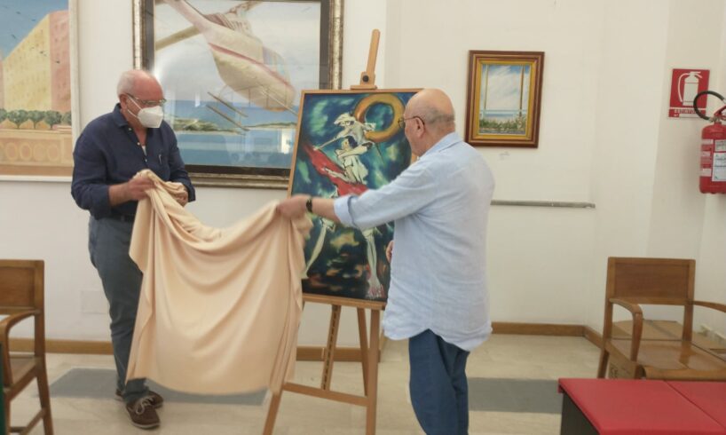 Bronte, dipinto di Incorpora alla Pinacoteca Sciavarrello: donato dai figli dell’artista