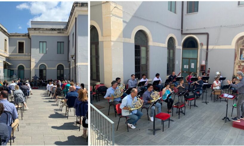 Catania, concerto omaggio di coro e orchestra del ‘Bellini’ per gli operatori sanitari: all’Arnas Garibaldi