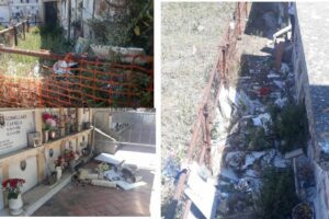 Paternò, ancora vaste aree degradate nel cimitero monumentale: foto-testimonianze dei lettori