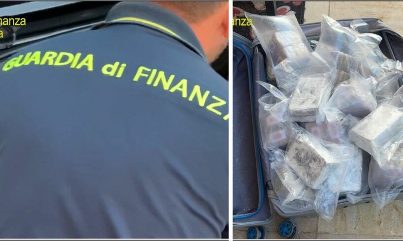 Catania, GdF sequestra 67 kg di cocaina e hashish sull’asse Italia-Spagna: 3 arresti (VIDEO)