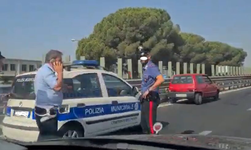 Belpasso, sulla SS 121 di Valcorrente auto sbatte contro guard-rail ma il conducente non si trova