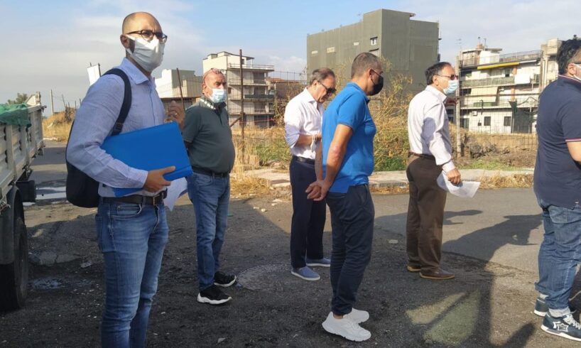 Paternò, contratti di quartiere: sopralluogo di sindaco e assessori in uno dei cantieri