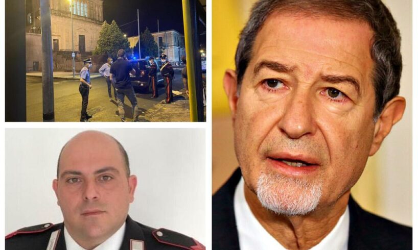 Catania, rissa alla Prima Comunione: Musumeci visita in ospedale il vicebrigadiere Grasso