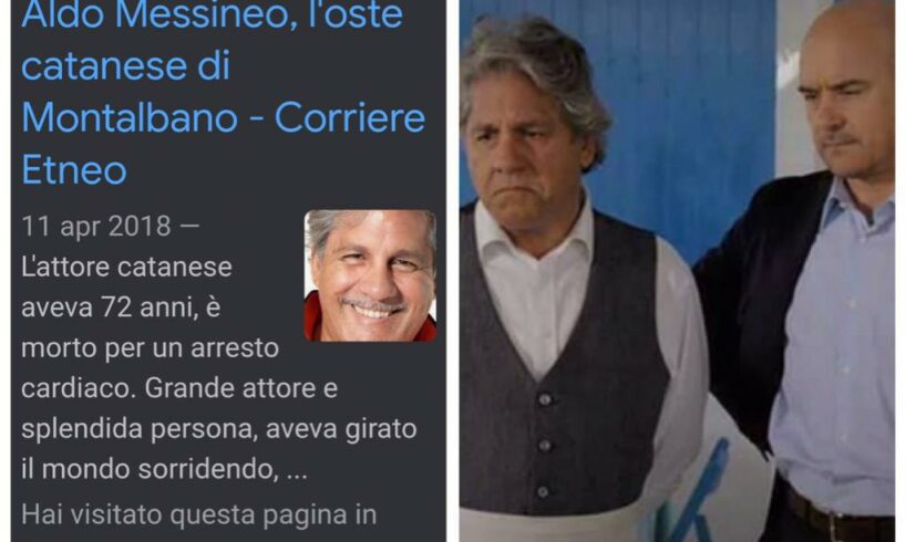 Una ‘fake news’ ti allunga la vita. L'attore Aldo Messineo: "La notizia della mia morte è una bufala"
