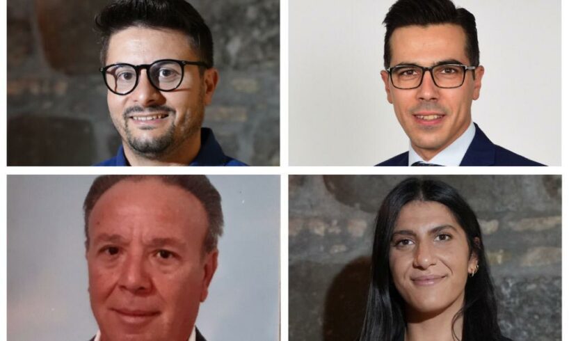 Adrano, i 4 di Perni: le foto degli assessori designati