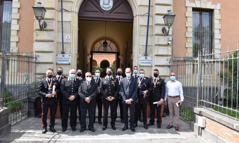 Catania, attestati e benemerenze ai carabinieri del Comando provinciale: cartolina postale con annullo celebra l’evento