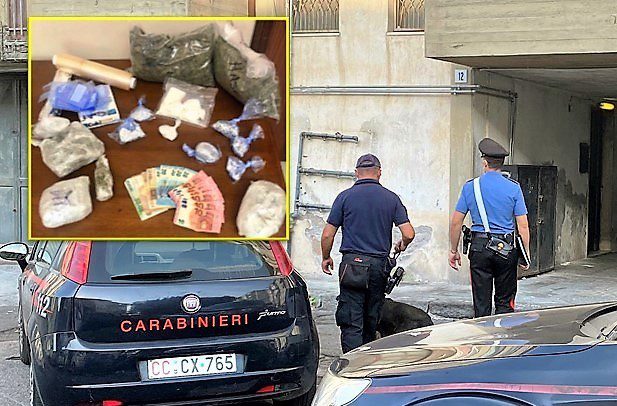 Catania, piove droga in via Ustica e viale Tirreno: 26enne ai domiciliari tenta di disfarsene