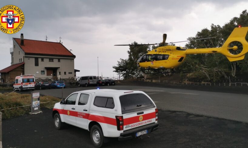 Etna, 2 interventi di salvataggio del Soccorso Alpino: tre turisti francesi e un escursionista colto da malore