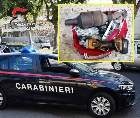 Catania, finisce in carcere 38enne di Palagonia con la ‘passione’ per i catalizzatori
