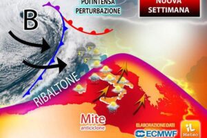Meteo, sole fino a mercoledì poi arriva la pioggia: Sicilia interessata da vortice ciclonico