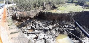 Bronte, i danni del maltempo ammontano a 3 mln: timori per il ponte di c.da Cantera che porta a Cesarò