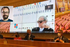 “Battiato e Sgalambro, la coppia grandiosa che rivelava la bellezza del pensiero”: al Senato il ricordo di Alessio Cantarella (VIDEO)