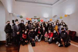 Paternò, festa a Palazzo Alessi per il ritorno di Diego Gemmellaro: due anni fa l’incidente e poi la riabilitazione