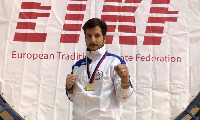 Karate, l’atleta catanese Eugenio Basile vince ai Campionati Europei in Slovenia: “Ora mi dedico ai giovani”