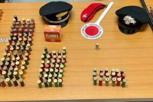 Grammichele, nel casolare di c.da Bisamore armi e munizioni: donna di 62 anni denunciata per omessa custodia