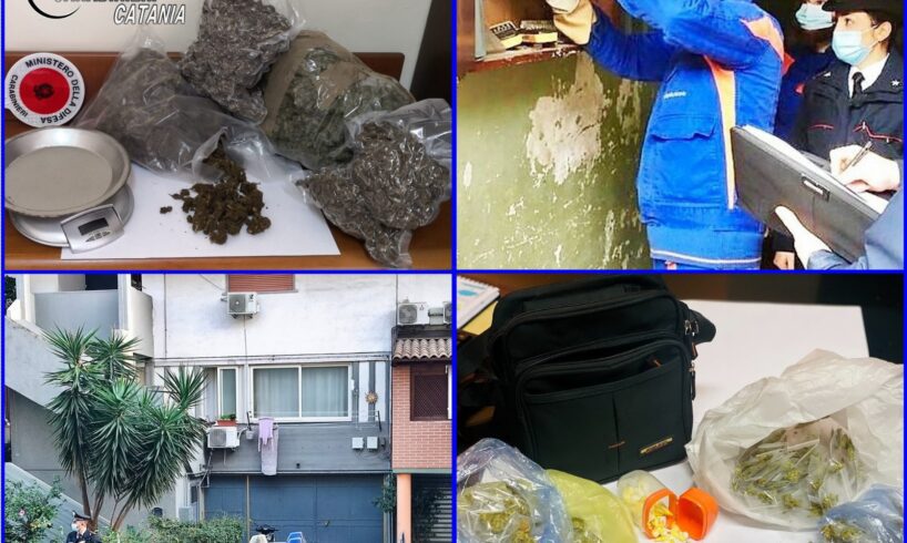 Catania, controlli nei quartieri di Librino e S. G. Galermo: due arresti per droga e 8 denunce a ladri di luce e acqua