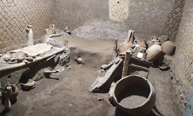 Scoperta a Pompei la ‘stanza degli schiavi’: nella villa di Civita Giuliana (VIDEO)