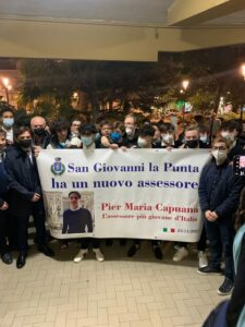 S. G. la Punta, nominato l’assessore più giovane d’Italia: è il 18enne Piermaria Capuana