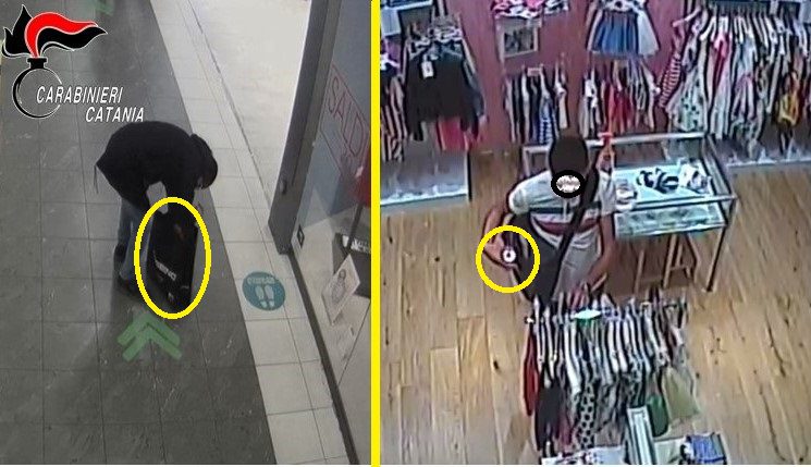 S. G. la Punta, arrestato il ladro seriale dei centri commerciali: usava borsa schermata e dispositivi contro gli antitaccheggio