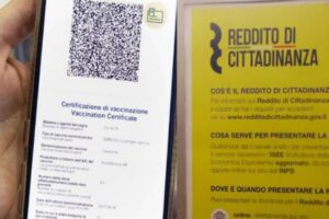 Reddito di cittadinanza, senza Green Pass si perde il sussidio
