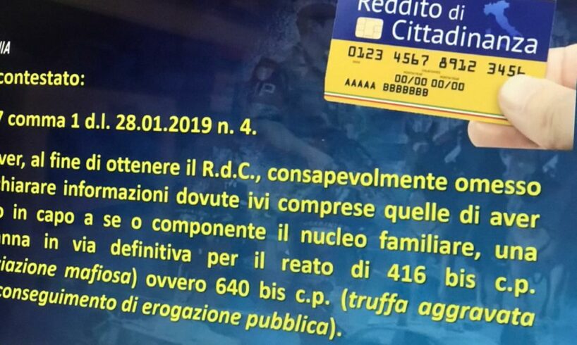 Paternò, revocato reddito di cittadinanza a 5 persone legate al clan mafioso locale: oltre 48 mila euro indebitamente percepiti (VIDEO)