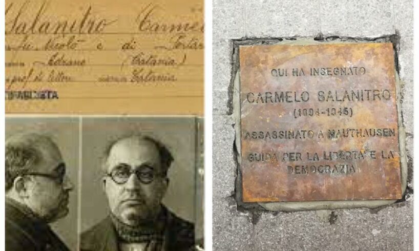 Nella Giornata della Memoria la co-intitolazione all’adranita Carmelo Salanitro del liceo Cutelli di Catania: ucciso in un campo di sterminio