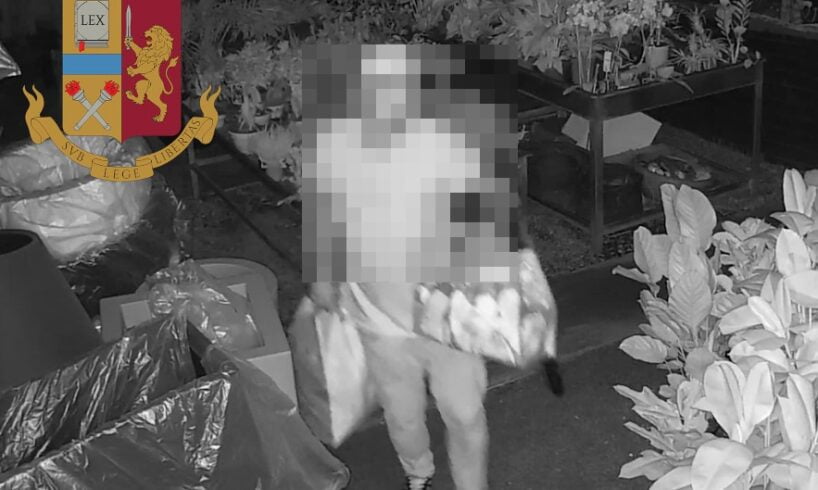Catania, ‘ripulisce’ il vivaio e svuota la cassa: pregiudicato denunciato per furto aggravato