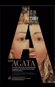 Adrano, l’omaggio di Chiara a Sant’Agata: alla ‘Benjamin Art Gallery’ di Catania un suo dipinto nella mostra dedicata alla martire